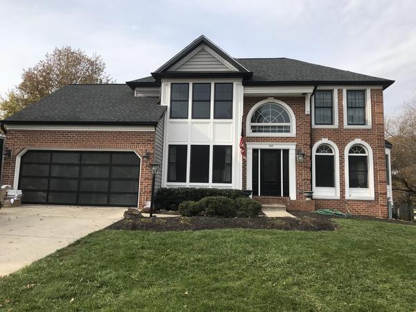 Contemporary Aluminum & Frosted Tempered (Privacy) Glass Garage Door - Image 14